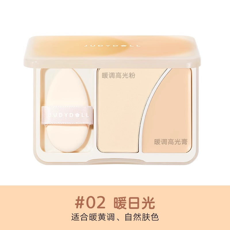 JUDYDOLL DUO HIGHLIGHTER PALETTE