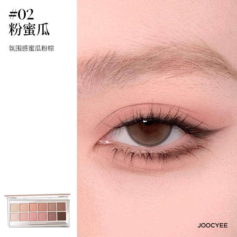 JOOCYEE TWELVE-COLOR EYESHADOW PALETTE