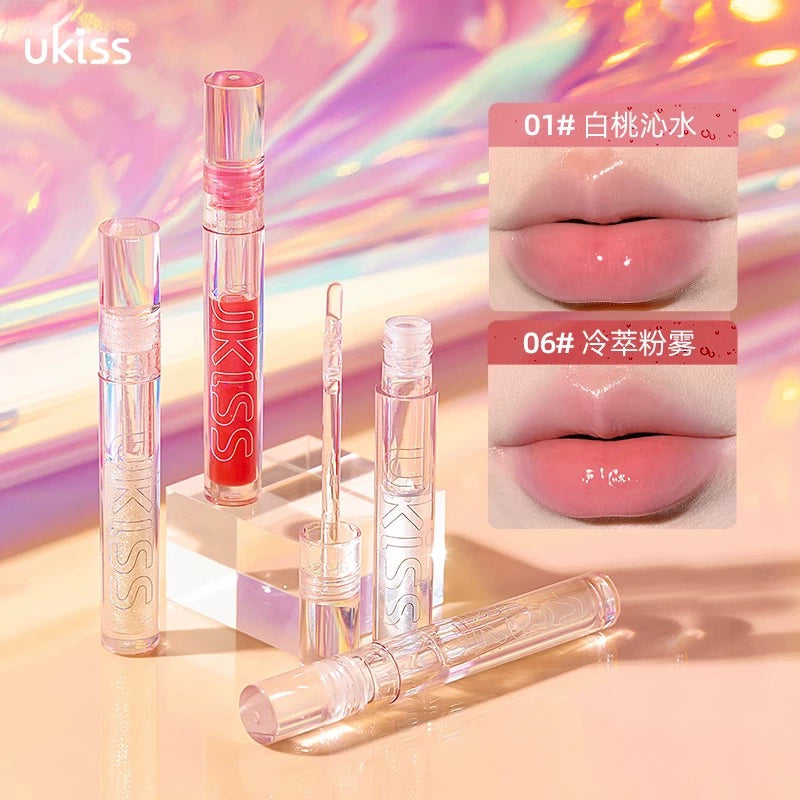 UKISS CLEAR GLASS LIP OIL