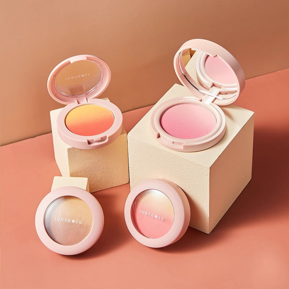 JUDYDOLL PEACH PINK GRADIENT BLUSH