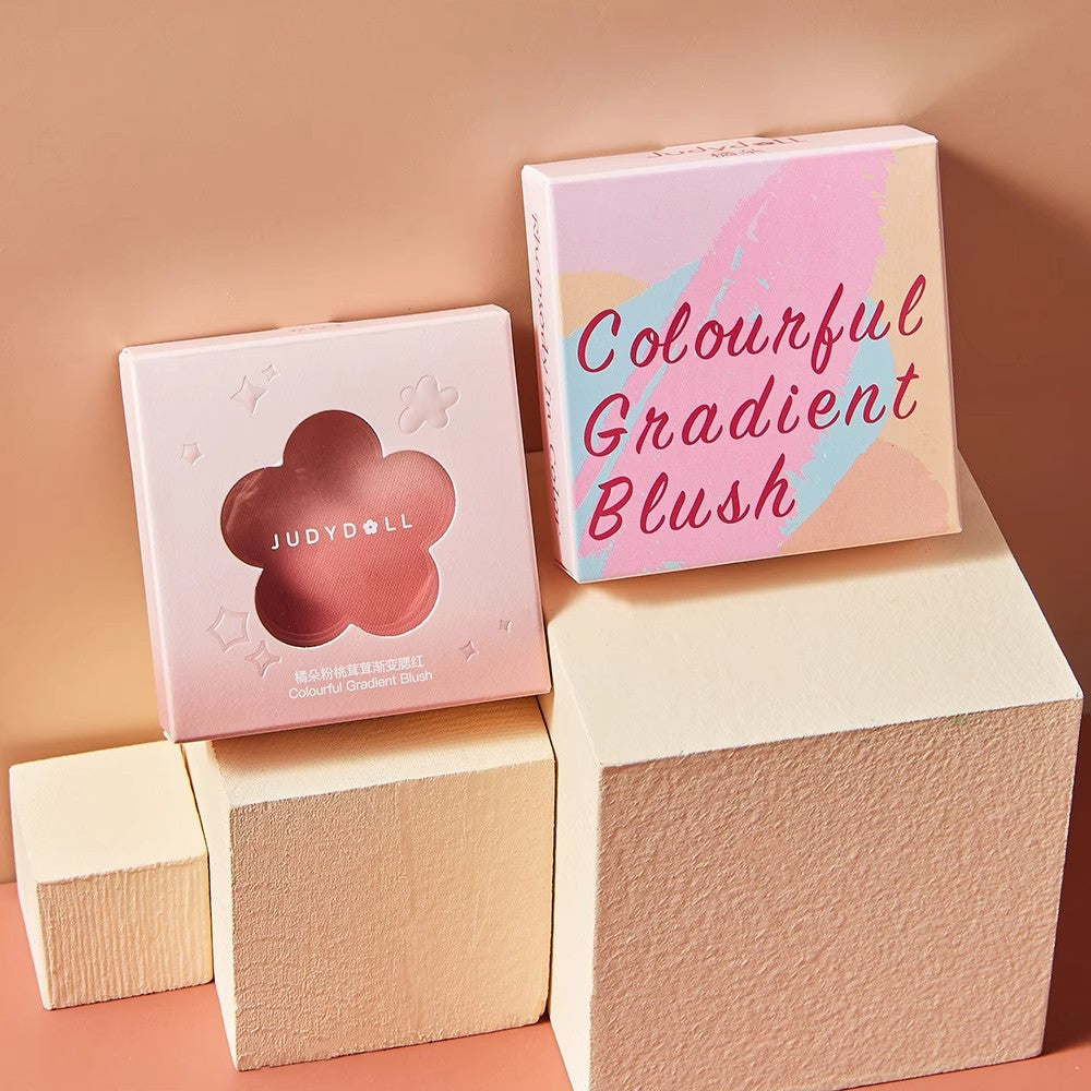 JUDYDOLL PEACH PINK GRADIENT BLUSH