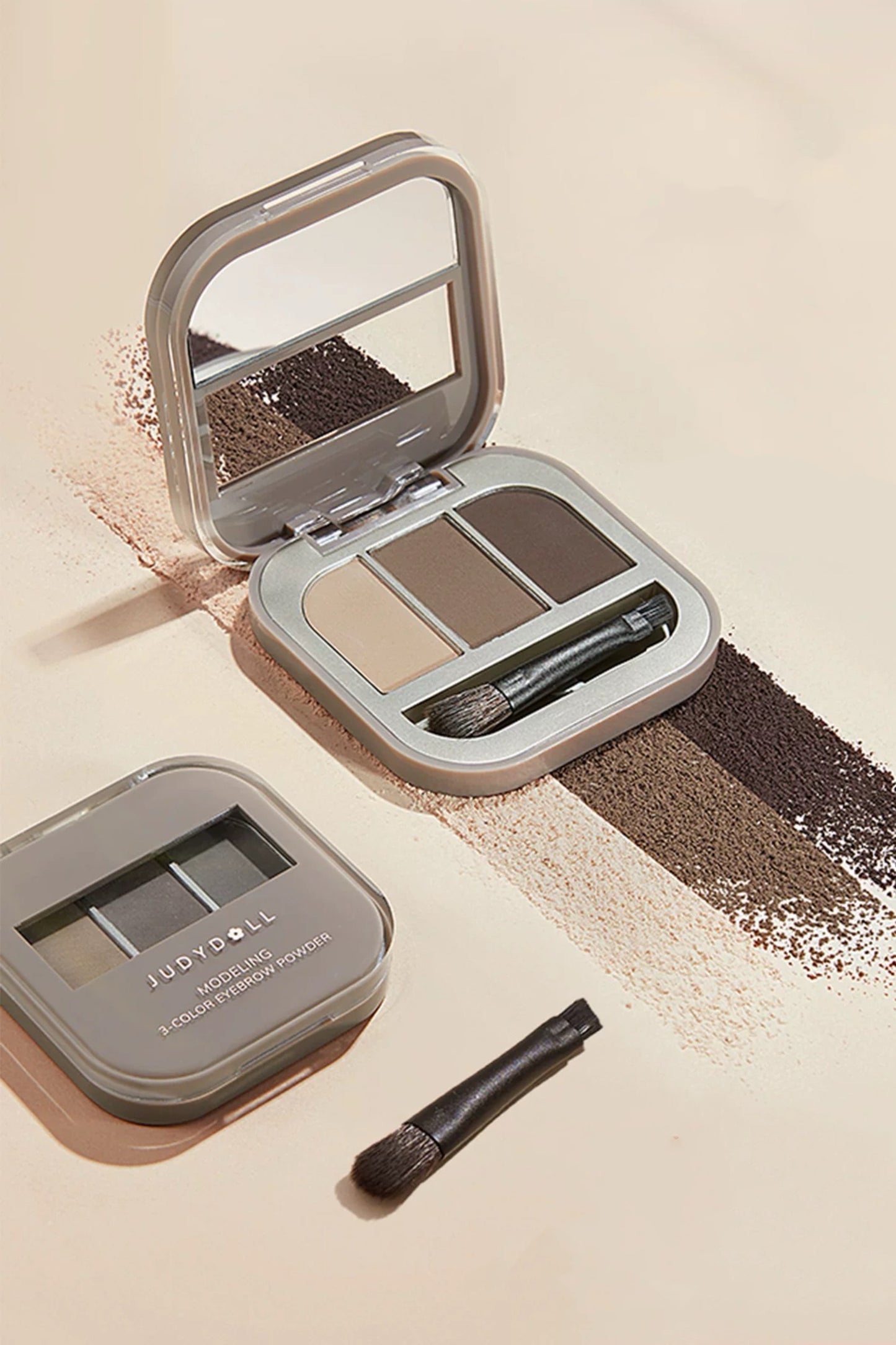 JUDYDOLL CHOCOLATE THREE-COLOR BROW POWDER