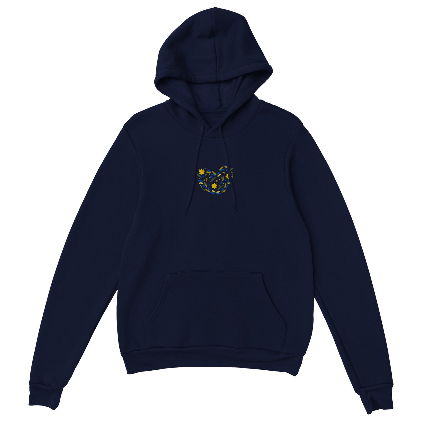 Classic Unisex Pullover Hoodie "flower heart"