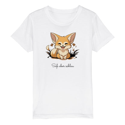 Organic Kids Crewneck T-shirt "Fox"
