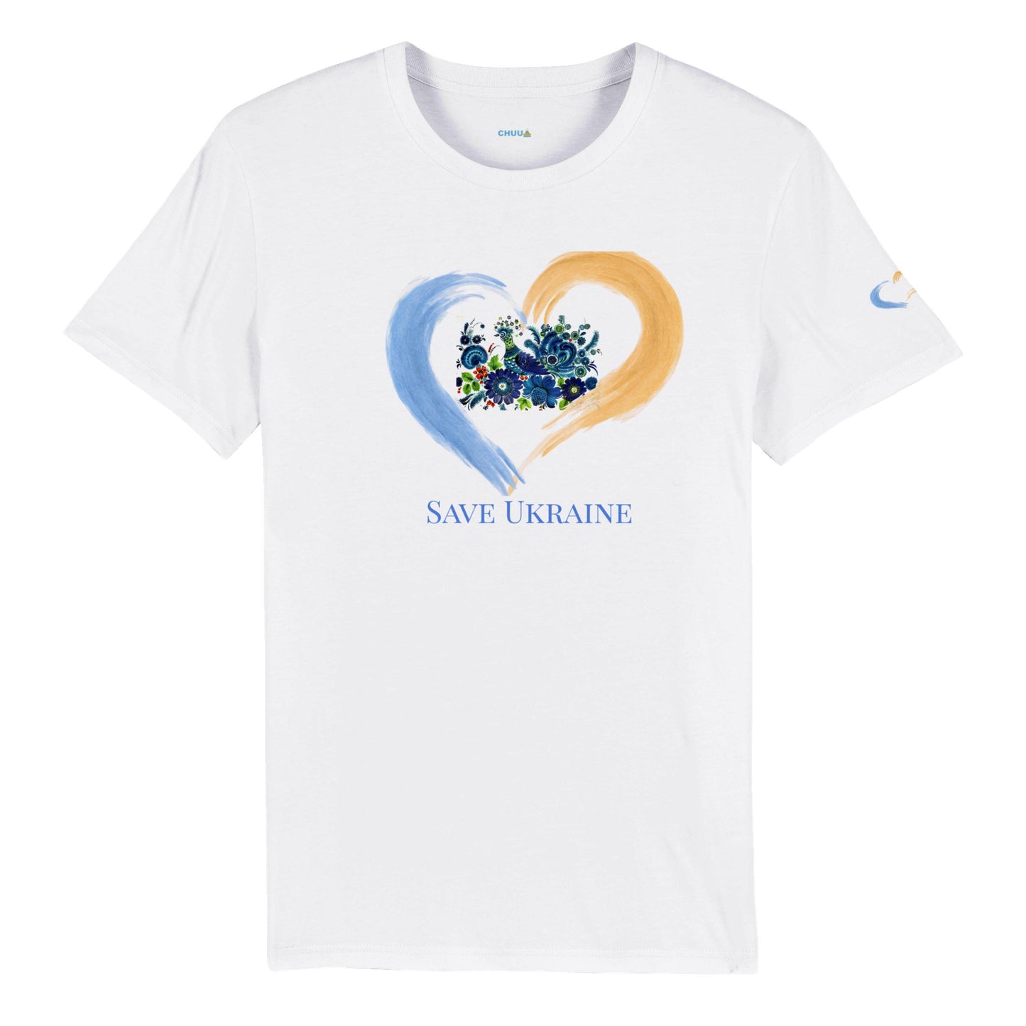 Organic Unisex Crewneck T-shirt Ukrainische Ornament