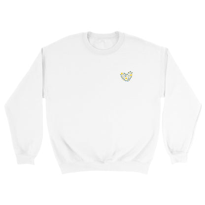 Unisex  Sweatshirt "Flower Heart"