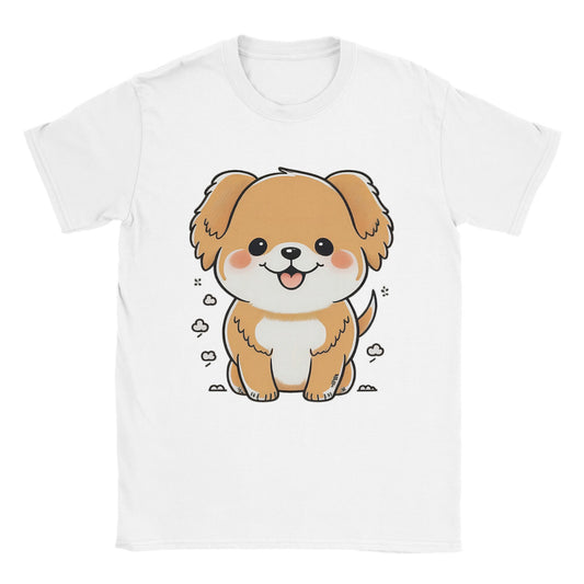 Classic Kids Crewneck T-shirt "Happy Puppy"