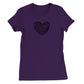 Premium Womens Crewneck T-shirt "Ornament love"